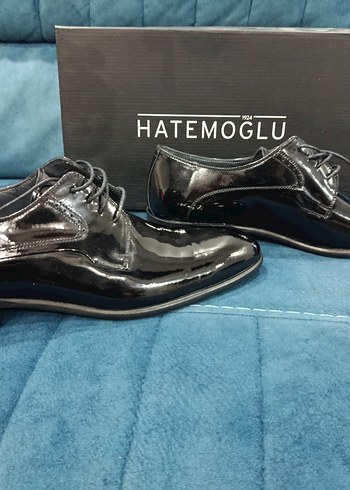 Hatemoglu Siyah Rugan Erkek Klasik Ayakkabı - Görsel 3