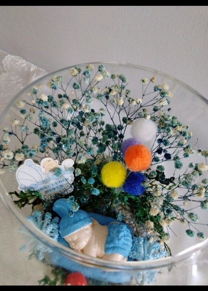 Doğum hediyesi terraryum - Görsel 2