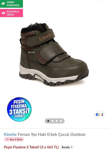 Kinetix Erkek Çocuk Kamuflaj Desenli Bot - Görsel 6