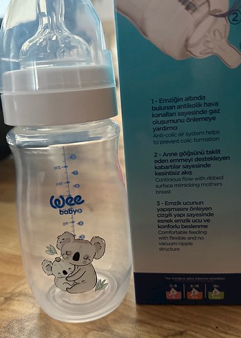 Wee Baby Geniş Ağızlı Bebek Biberonu 250 ml - Görsel 3