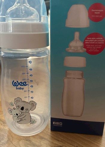Wee Baby Geniş Ağızlı Bebek Biberonu 250 ml - Görsel 2