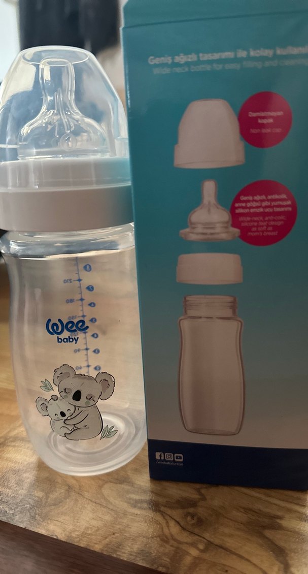 Wee Baby Geniş Ağızlı Bebek Biberonu 250 ml - Görsel 4