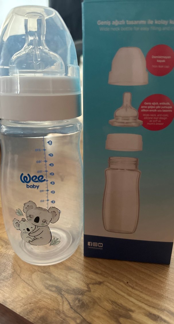 Wee Baby Geniş Ağızlı Bebek Biberonu 250 ml - Görsel 2