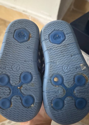 Çocuk Mavi Baskılı igor ev ayakkabısı - Görsel 5