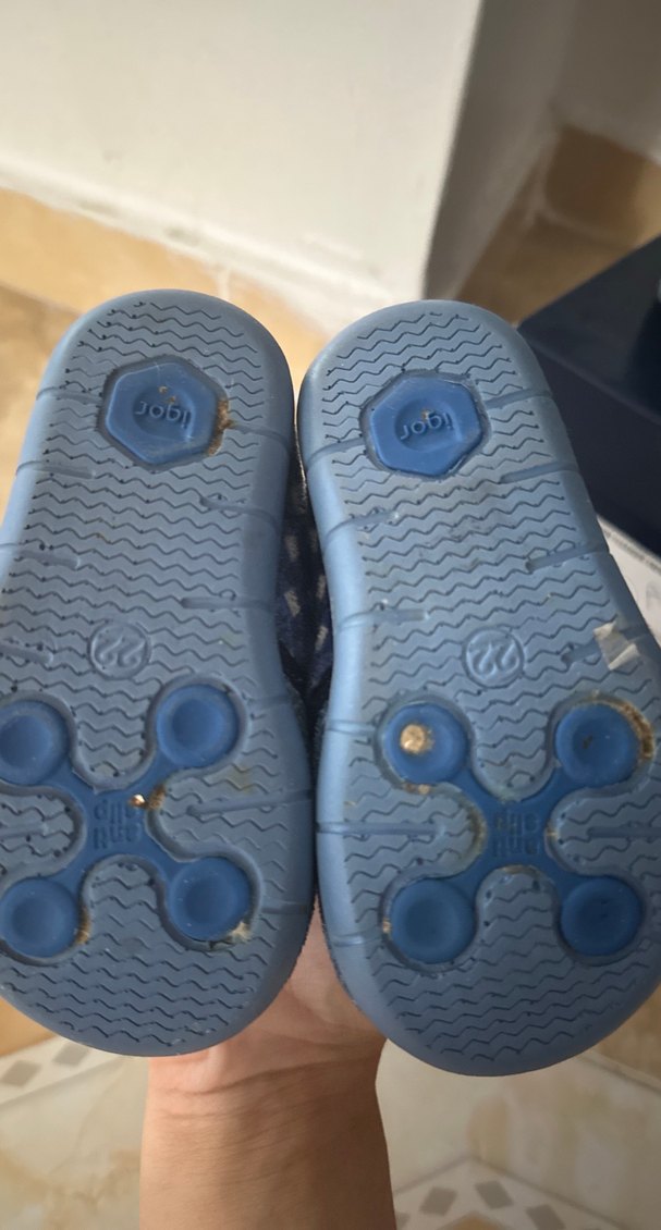 Çocuk Mavi Baskılı igor ev ayakkabısı - Görsel 5