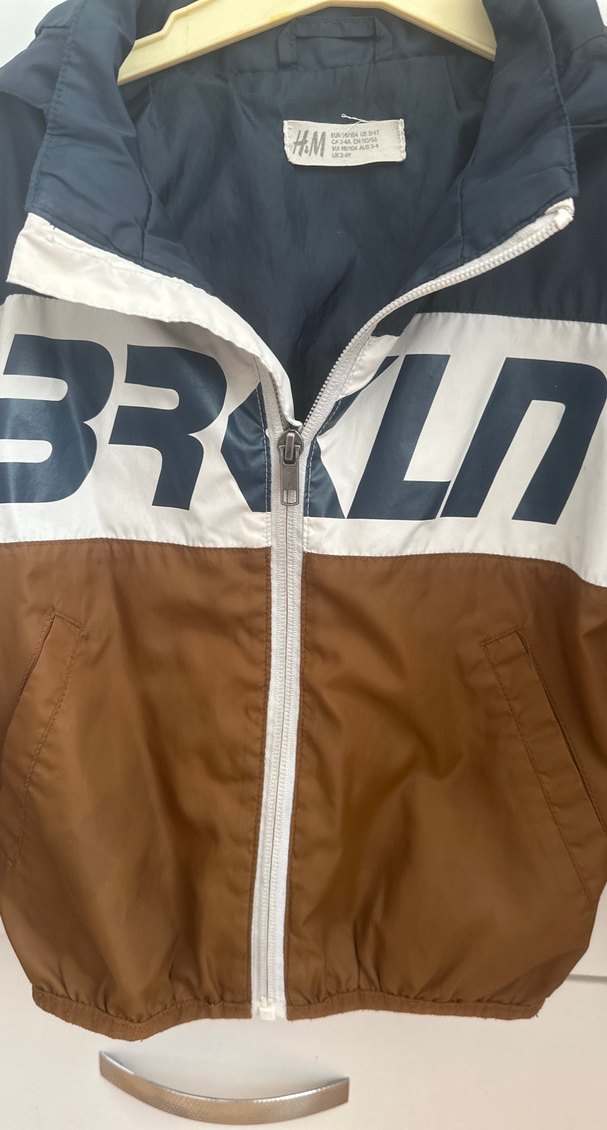 Kapüşonlu Fermuarlı Erkek Çocuk Yağmurluk - Görsel 2