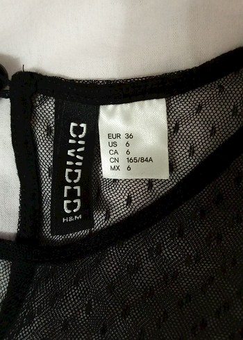 H&M Dantel Detaylı Siyah Dizde Gotik Elbise - Görsel 8