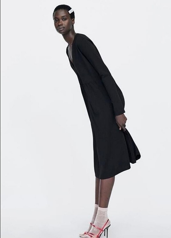 Zara uzun elbise - Görsel 4