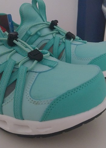 Kadın Turkuaz Spor Ayakkabı Wedge Topuklu - Görsel 6