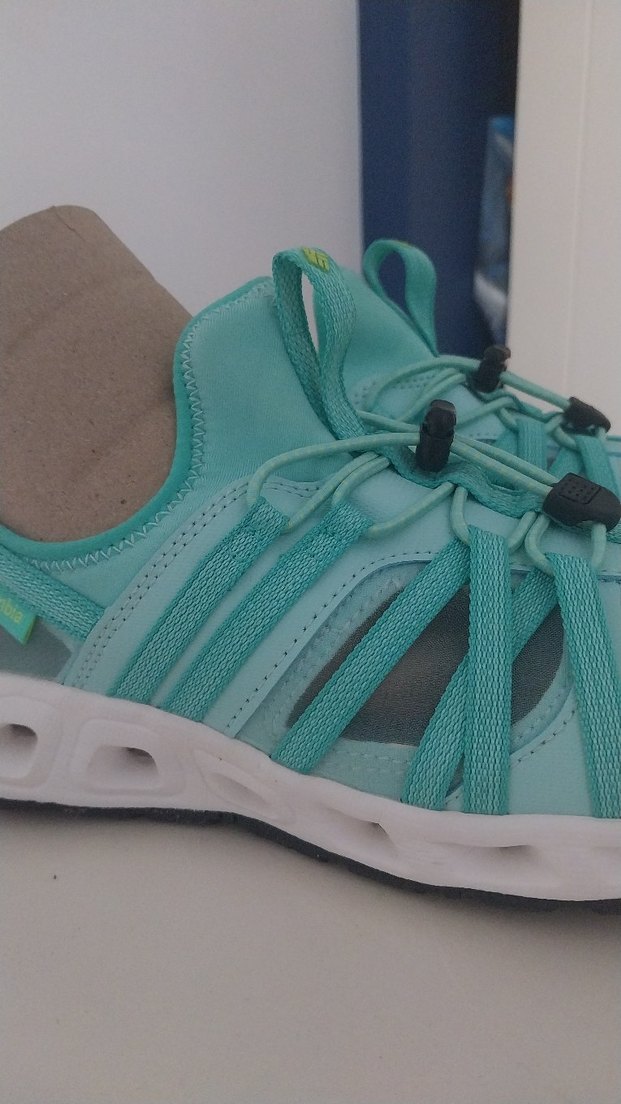 Kadın Turkuaz Spor Ayakkabı Wedge Topuklu - Görsel 2