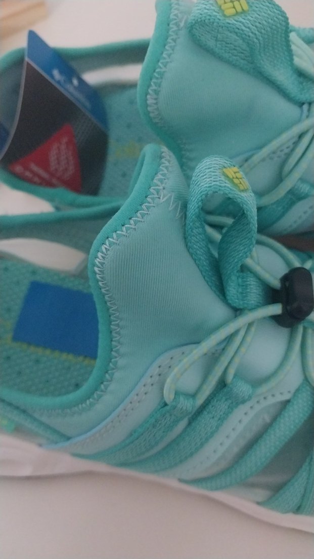 Kadın Turkuaz Spor Ayakkabı Wedge Topuklu - Görsel 5