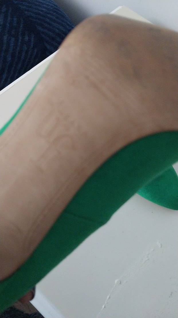 Yeşil Süet Tokalı Stiletto - Görsel 3