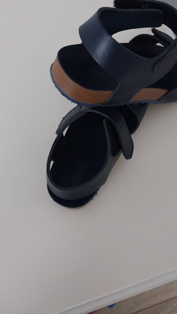 #Erkek Çocuk Lacivert Tokalı Terlik - Görsel 4