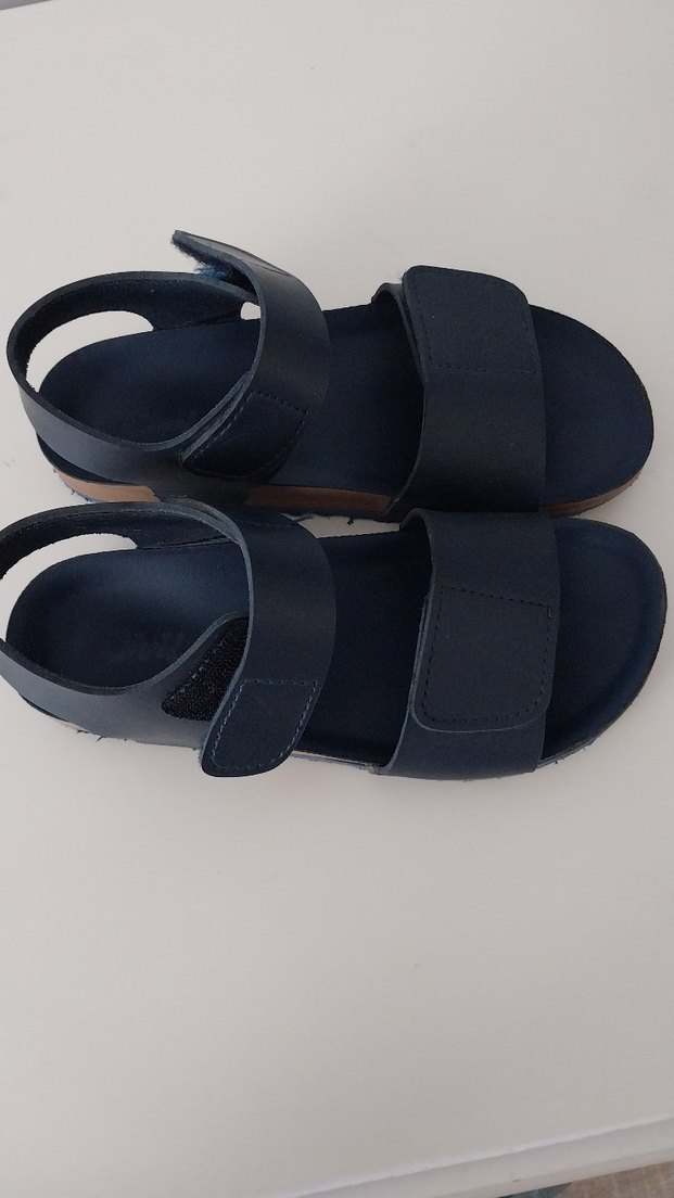 #Erkek Çocuk Lacivert Tokalı Terlik - Görsel 2