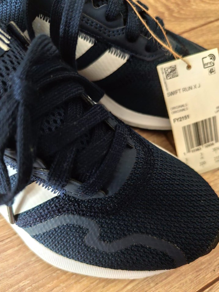 #erkek Çocuk ayakkabı 
Navy Adidas Bağcıklı  Spor Ayakkabı - Görsel 5