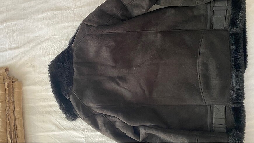 xs Beden siyah Renk Pull and bear kaban