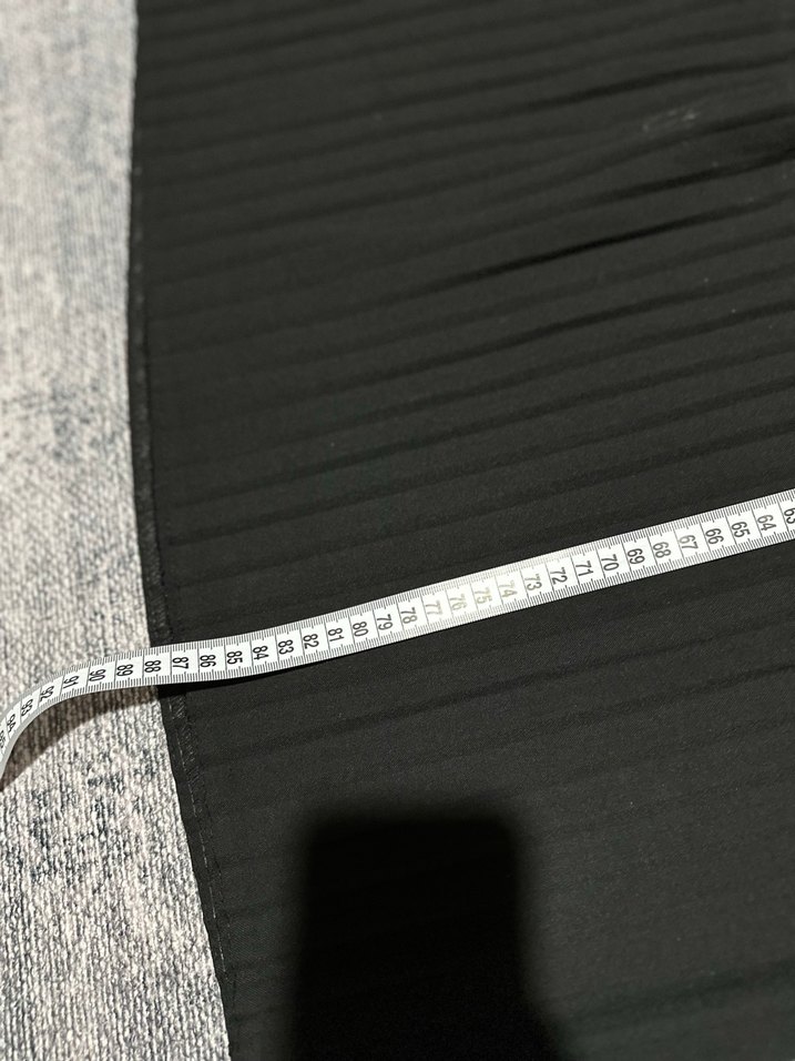 Kadın Siyah Pilili Uzun Etek - Görsel 2