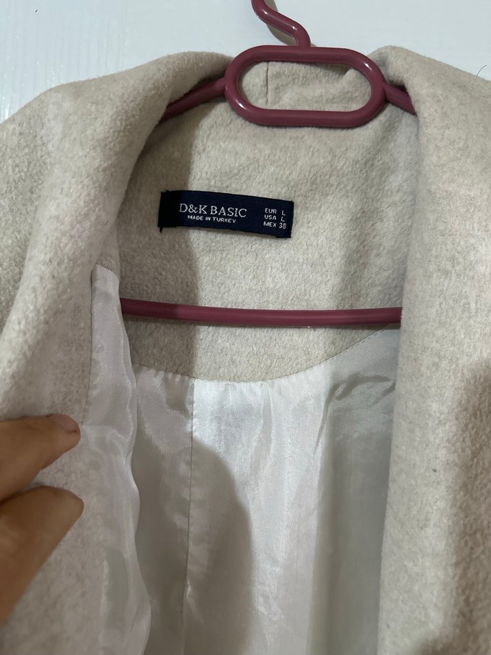 Krem uzun kaban - Görsel 4