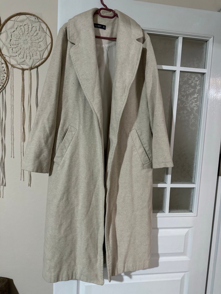 Krem uzun kaban - Görsel 2