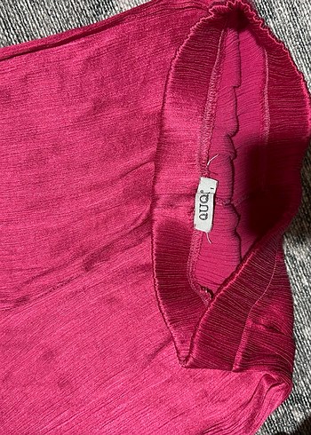 Parlak Pembe Uzun Kollu pantolon takım - Görsel 4