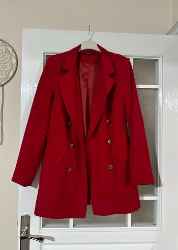 Milla 38 beden kırmızı blazer - Görsel 2