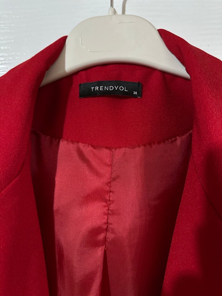 Milla 38 beden kırmızı blazer - Görsel 4