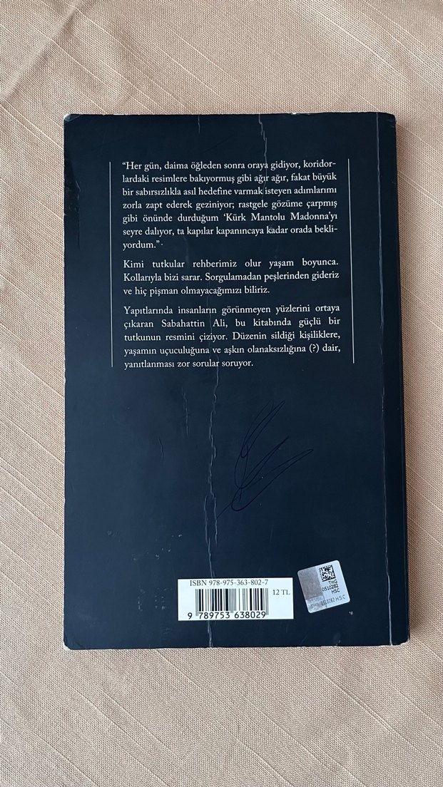 Kürk Mantolu Madonna - Sabahattin Ali - Görsel 2