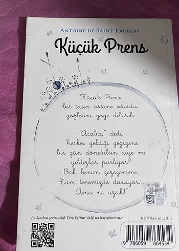 Küçük Prens - Azra Erhat Çevirisi - Görsel 2