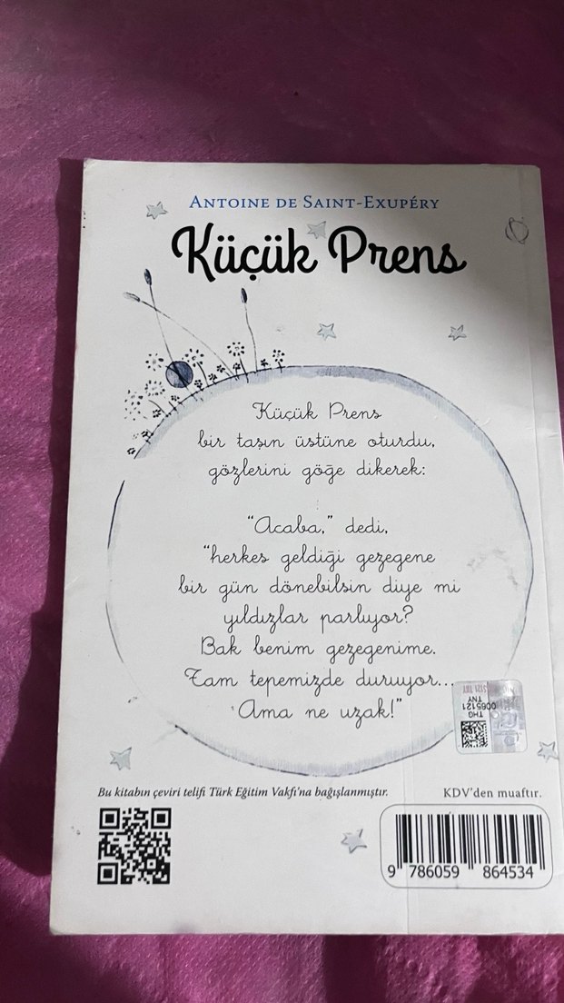 Küçük Prens - Azra Erhat Çevirisi - Görsel 2