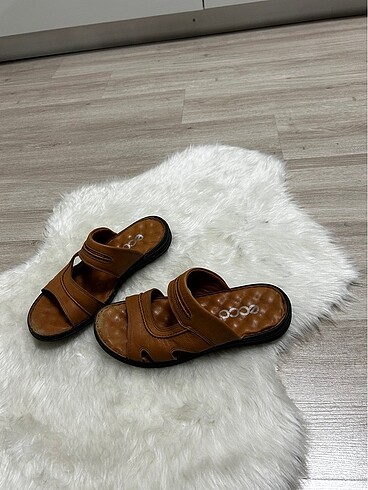 Deri erkek terlik - Görsel 2