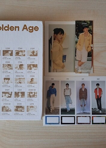 nct 2023 golden age album+chenle taeil yearbook