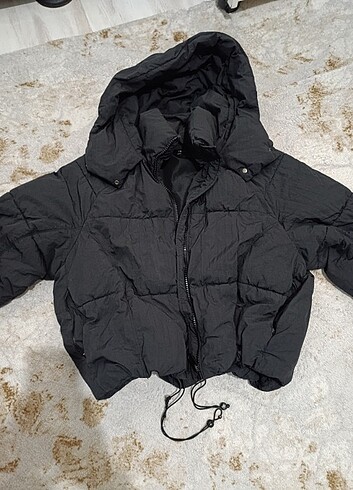 Pull&bear unisex şisme mont