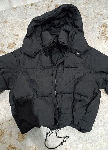 Pull and Bear Pull&bear unisex şisme mont
