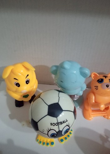 Renkli Karışık Plastik Oyuncak Figürler - Görsel 5