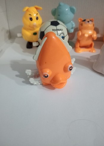 Renkli Karışık Plastik Oyuncak Figürler - Görsel 7