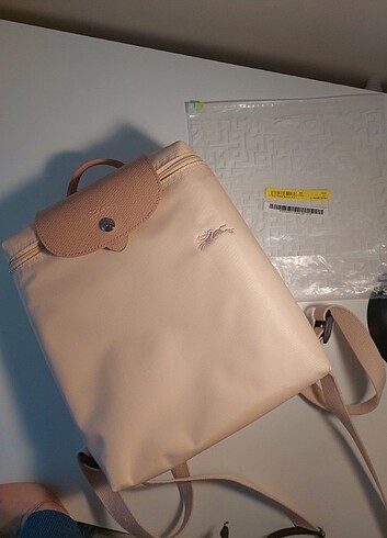 longchamp nude pink backpack