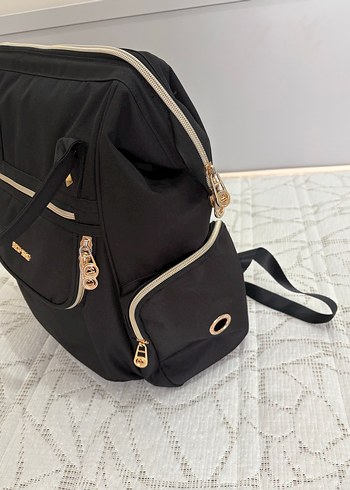 Siyah Desenli Bebek Çantası - Görsel 4