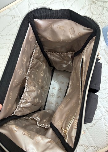 Siyah Desenli Bebek Çantası - Görsel 6