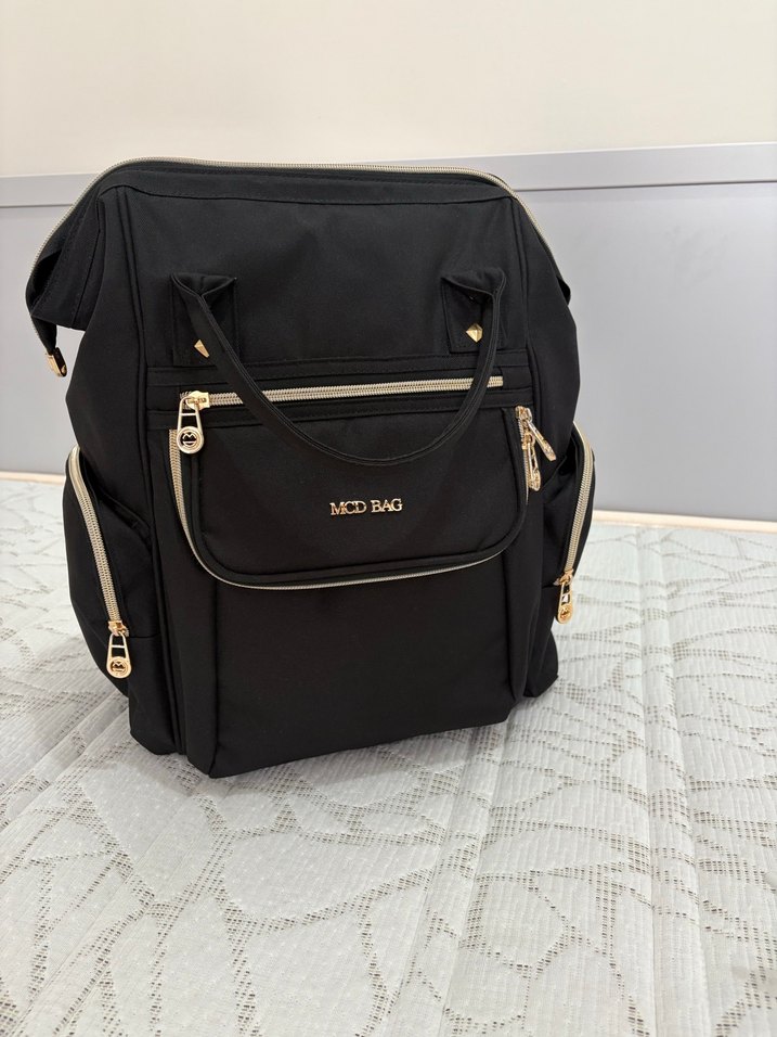 Siyah Desenli Bebek Çantası - Görsel 2