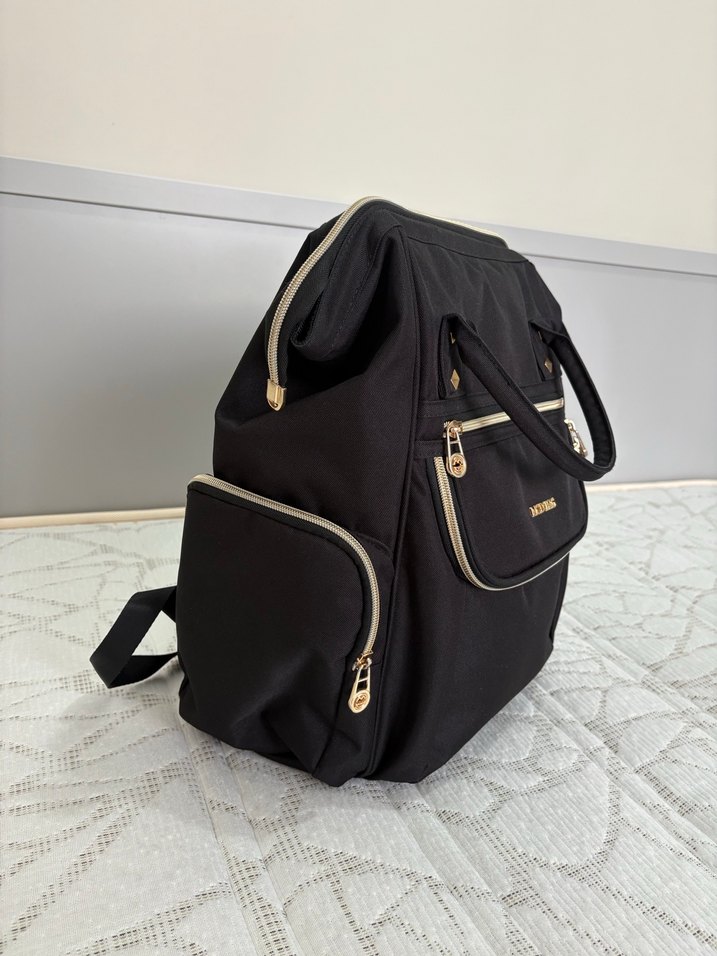 Siyah Desenli Bebek Çantası - Görsel 3