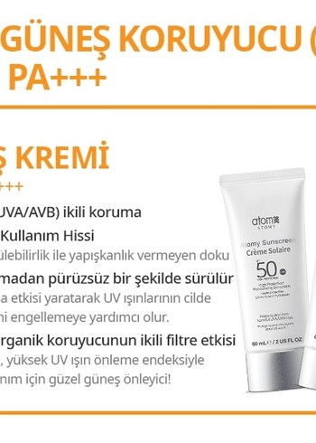 Missha Atomy SPF50+ PA+++ Bej Güneş Kremi 60 ml