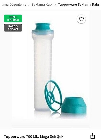 Tupperware mega şek şek 