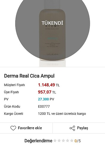 La Roche Posay Cica ampül