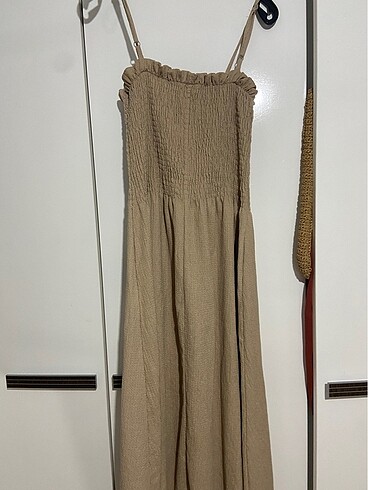 m Beden camel Renk H&M elbise