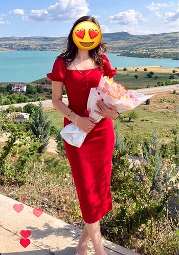 Midi boy mezuniyet elbisesi