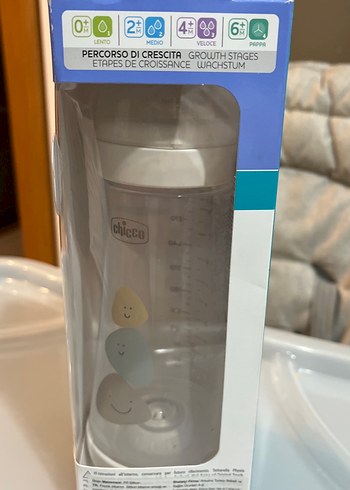 Chicco Bebek Biberonu 260 ml Beyaz Gri - Görsel 2