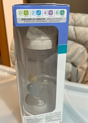 Chicco Bebek Biberonu 260 ml Beyaz Gri - Görsel 4