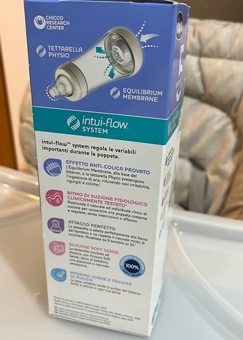 Chicco Bebek Biberonu 260 ml Beyaz Gri - Görsel 3