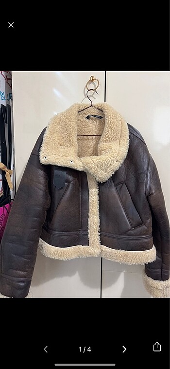 Zara biker ceket mont