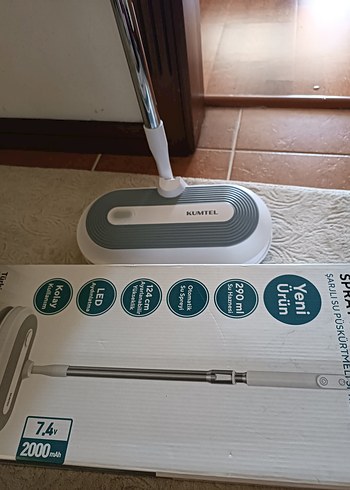  Beden Renk Kumtel Şarjlı Su Püskürtmeli Spray Mop
